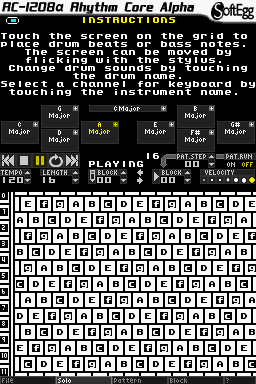 Solo Screen - Rhythm Core Alpha